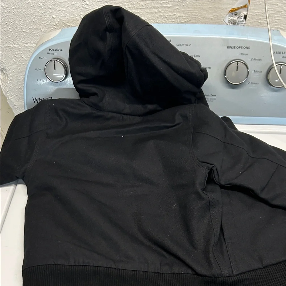 Carhartt Kids Black Hooded Puffer Coat - Picture 10 of 10